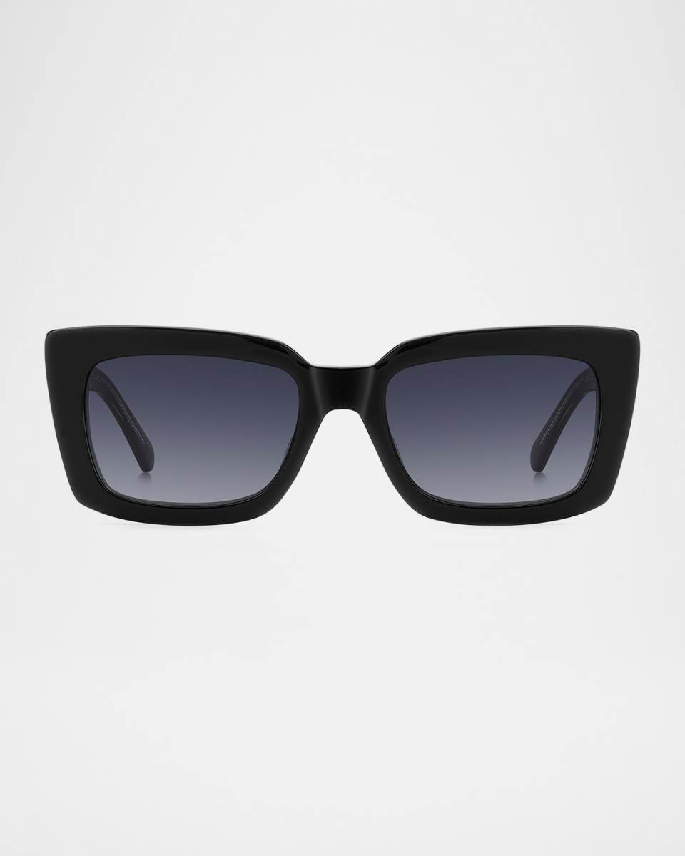 cailin rectangle acetate sunglasses